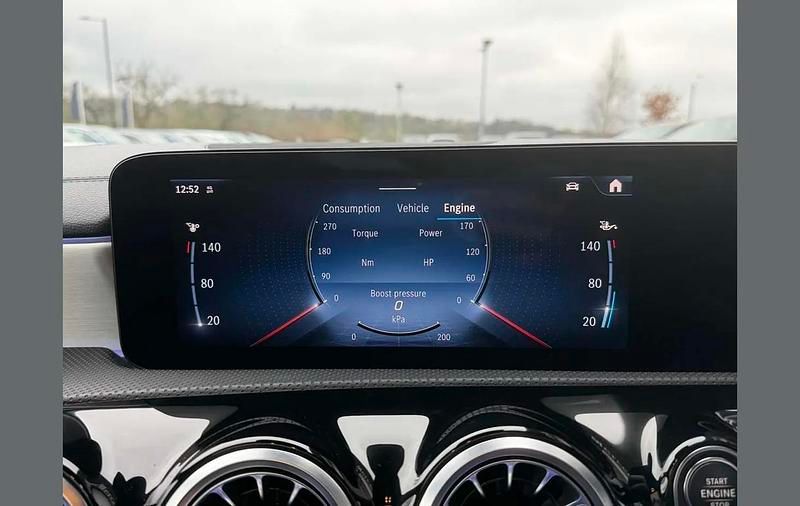 Used Mercedes CLA200 AMG Line Premium Plus 161 HP (118 kW) 2023 Black Coupe