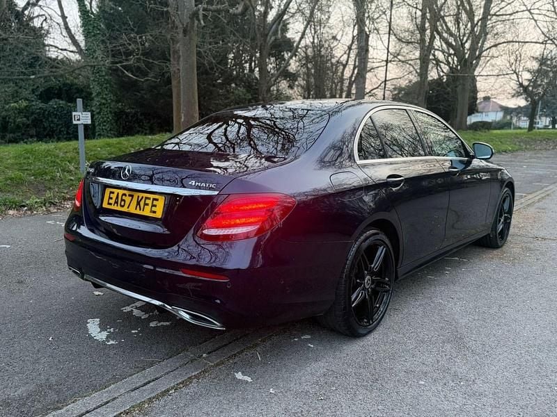 Used Mercedes E350 AMG line 258 HP (189 kW) 2017 Blue Sedan