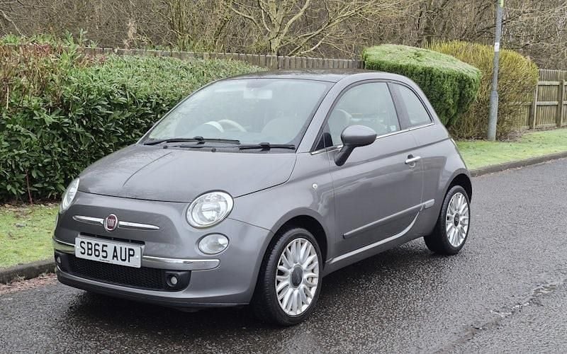 Grey Used 2015 Fiat 500 Lounge Hatchback | £4,495 (Good price) - Image 1/4