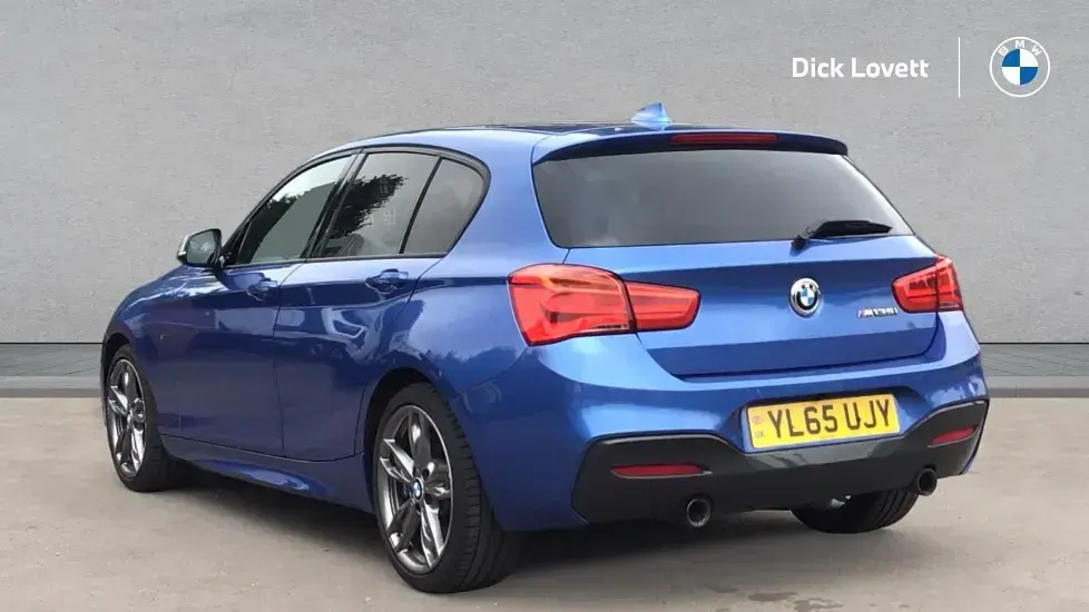 Used BMW M135 Comfort Edition 322 HP (236 kW) 2016 Blue Hatchback