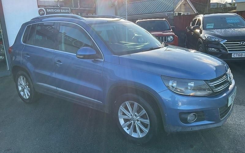 Used VW Tiguan SE 140 HP (102 kW) 2013 Blue SUV