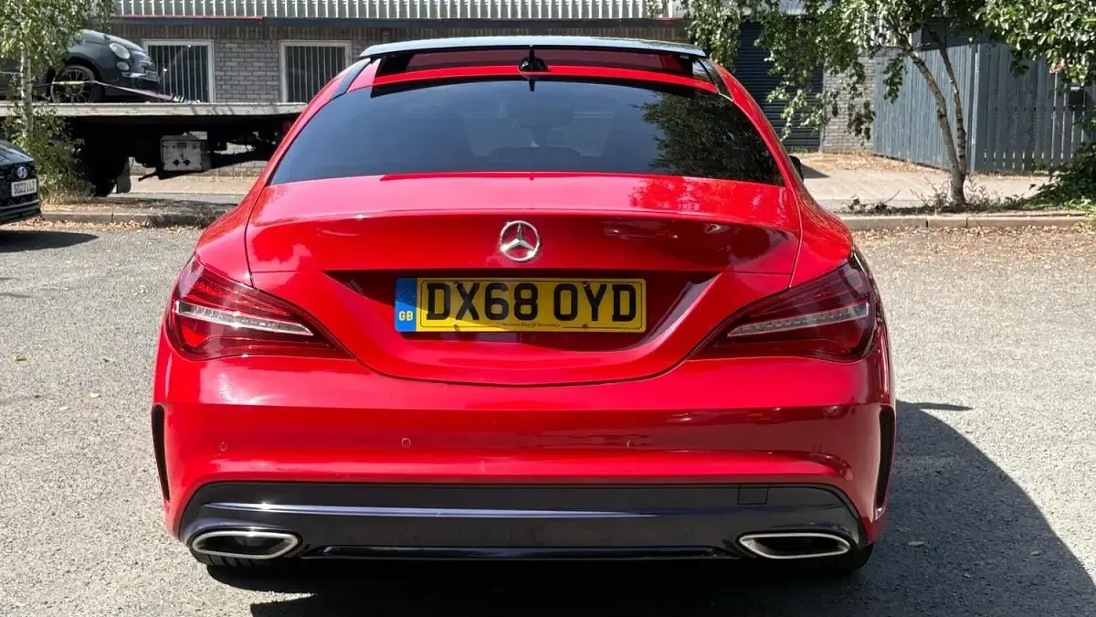 Used Mercedes CLA220 AMG line 2018 Red Coupe