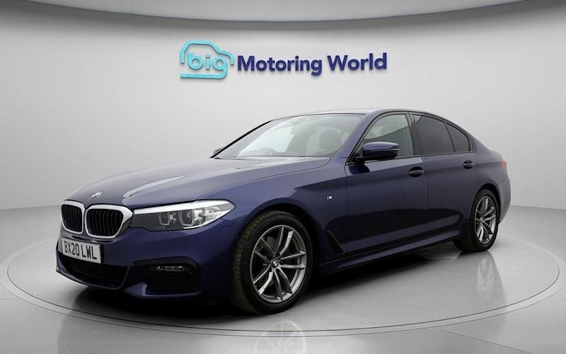 Used BMW 520 M Sport 190 HP (139 kW) 2020 Blue Sedan
