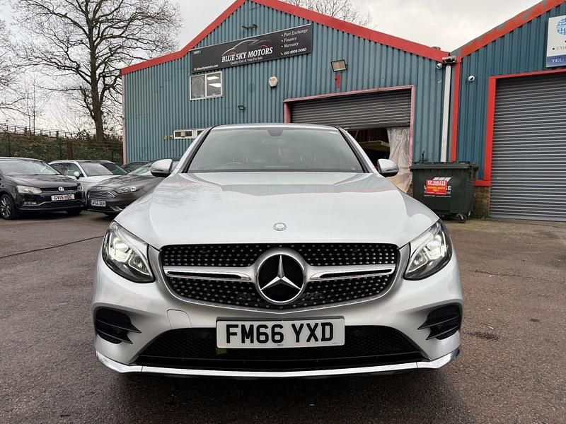 Used Mercedes GLC220 AMG line 2017 Silver Coupe