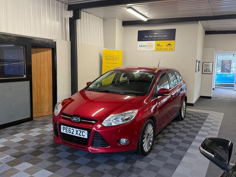 Red Used 2012 Ford Focus Titanium X Estate | £2,495 (A bit pricey) - Image 1/4