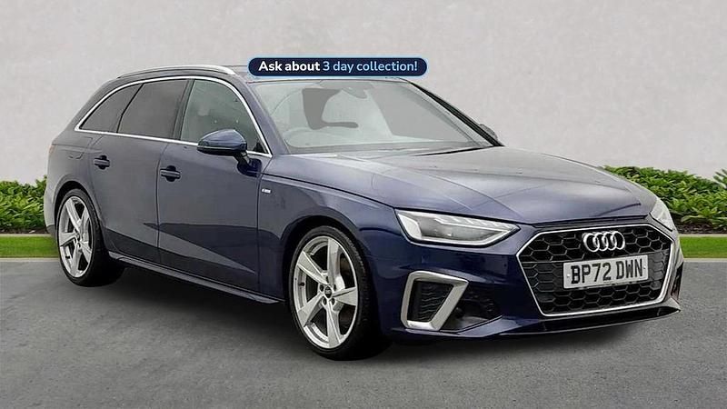 Used Audi A4 S-Line 150 HP (110 kW) 2023 Blue Estate