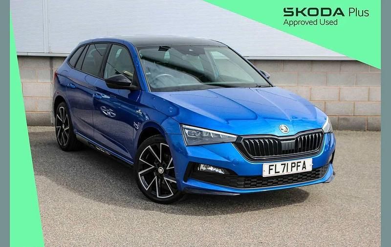 Used Skoda Scala Monte Carlo 150 HP (110 kW) 2021 Race blue metallic Hatchback