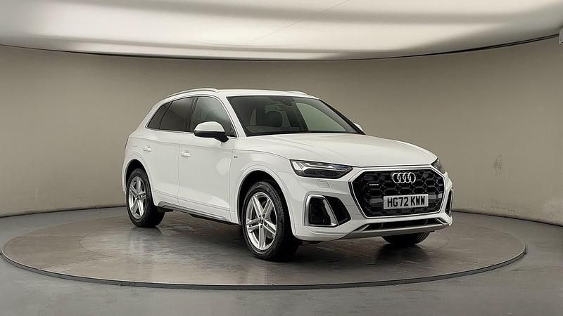 Used Audi Q5 S-Line 204 HP (150 kW) 2022 Ibis white/ibis white SUV