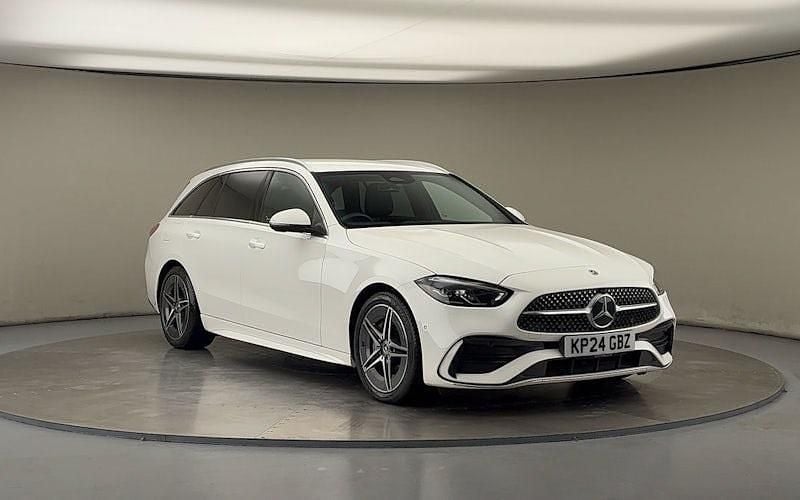 Used 2025 Mercedes C220 AMG line Estate | £31,000 - Image 1/4
