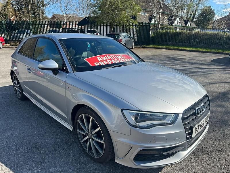 Used Audi A3 S-Line 125 HP (91 kW) 2015 Silver Hatchback