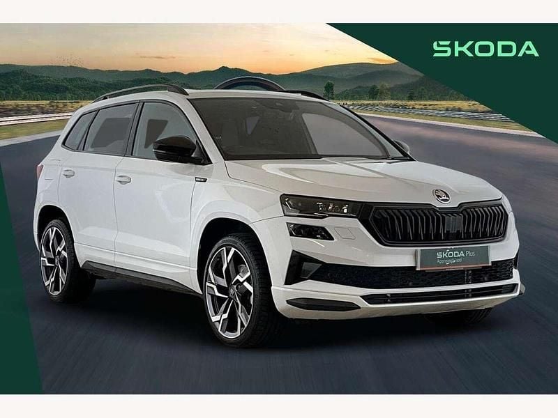 White Used 2025 Skoda Karoq SportLine SUV | £29,990 (Fair price) - Image 1/2