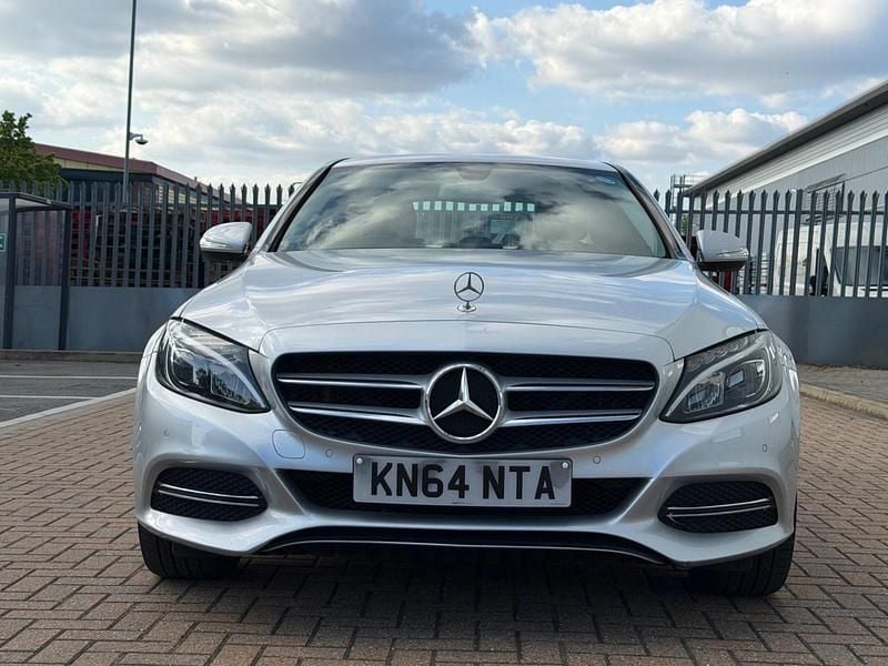 Begagnad Mercedes C220 170 HK (125 kW) 2014 Silver Sedan