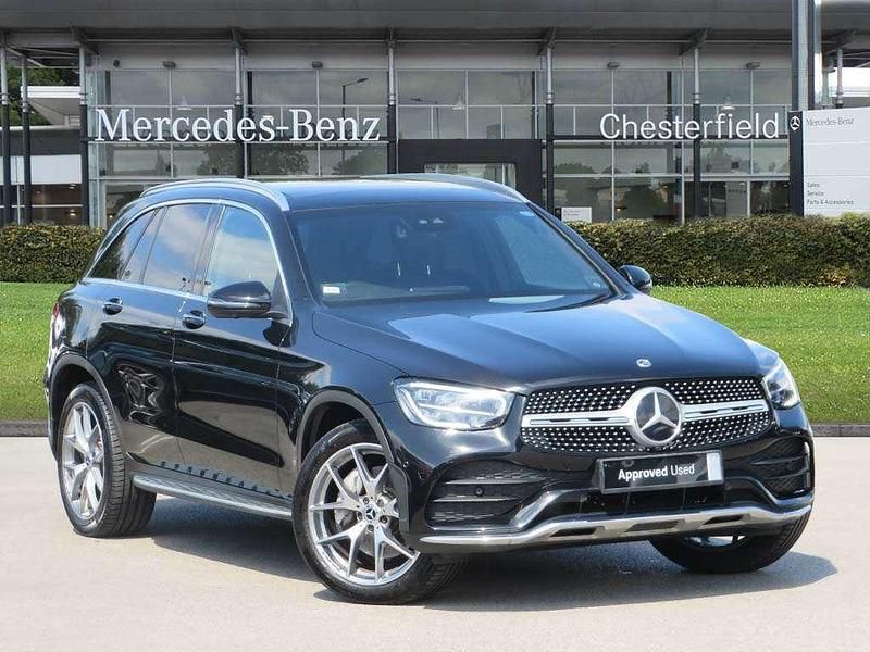 Black Used 2022 Mercedes GLC220 AMG line SUV | £35,500 - Image 1/4