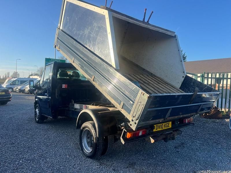 Used Ford Transit 100 HP (73 kW) 2010 Blue Cabriolet