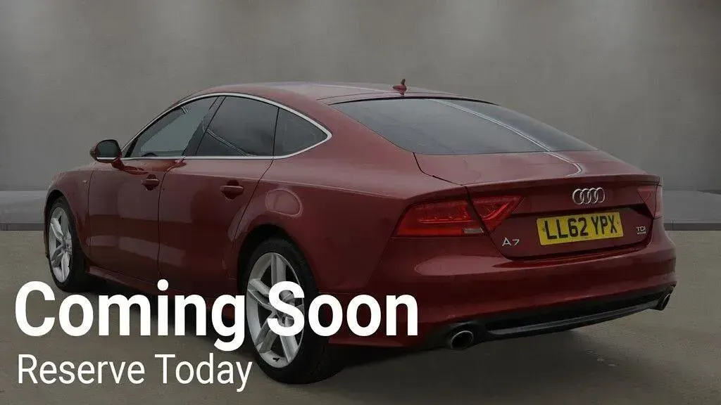 Used Audi A7 S-Line 2012 Red Hatchback