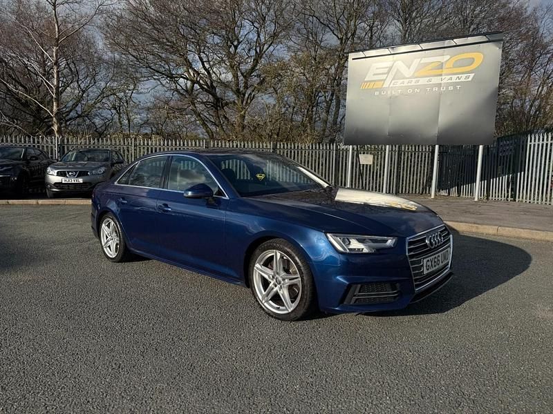 Begagnad Audi A4 S-Line 2016 Blå Sedan