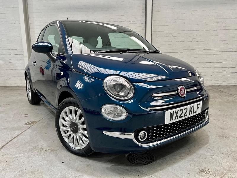 Blue Used 2022 Fiat 500 Dolcevita Hatchback | £10,595 - Image 1/4