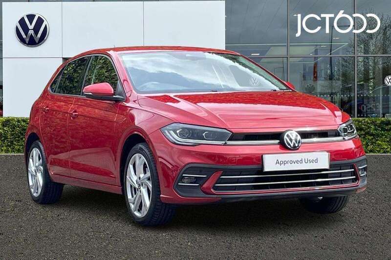 Red Used 2022 VW Polo Style Hatchback | £15,874 (Fair price) - Image 1/4