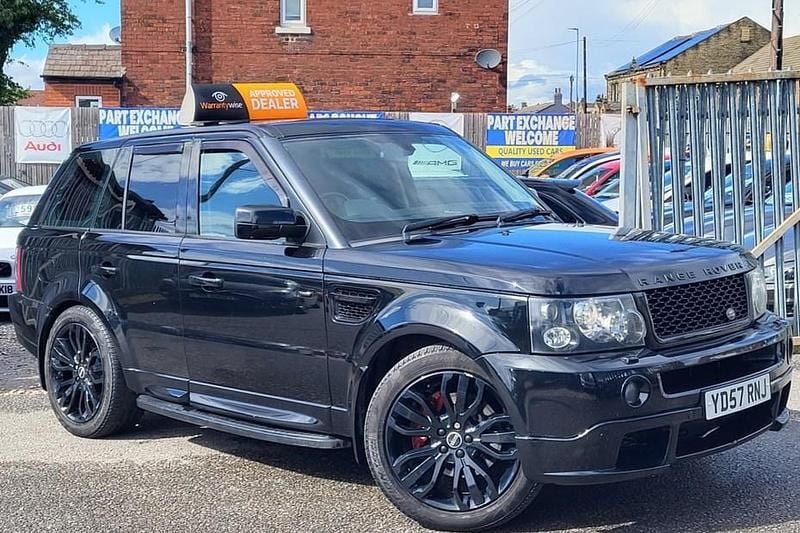 Black Used 2007 Land Rover Range Rover Sport HSE SUV | £2,995 (Good price) - Image 1/1
