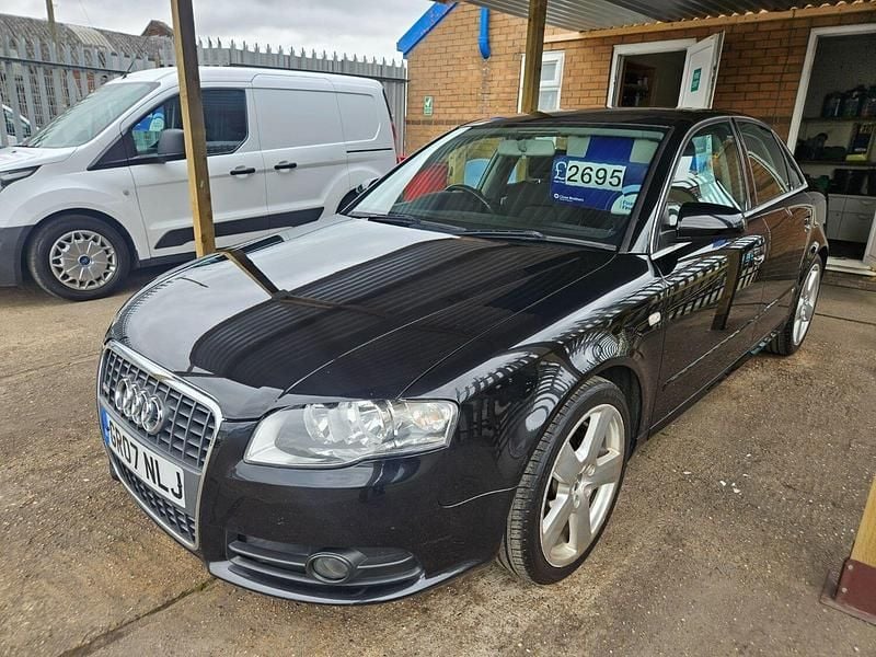 Black Used 2007 Audi A4 S-Line Sedan | £2,495 (Fair price) - Image 1/4