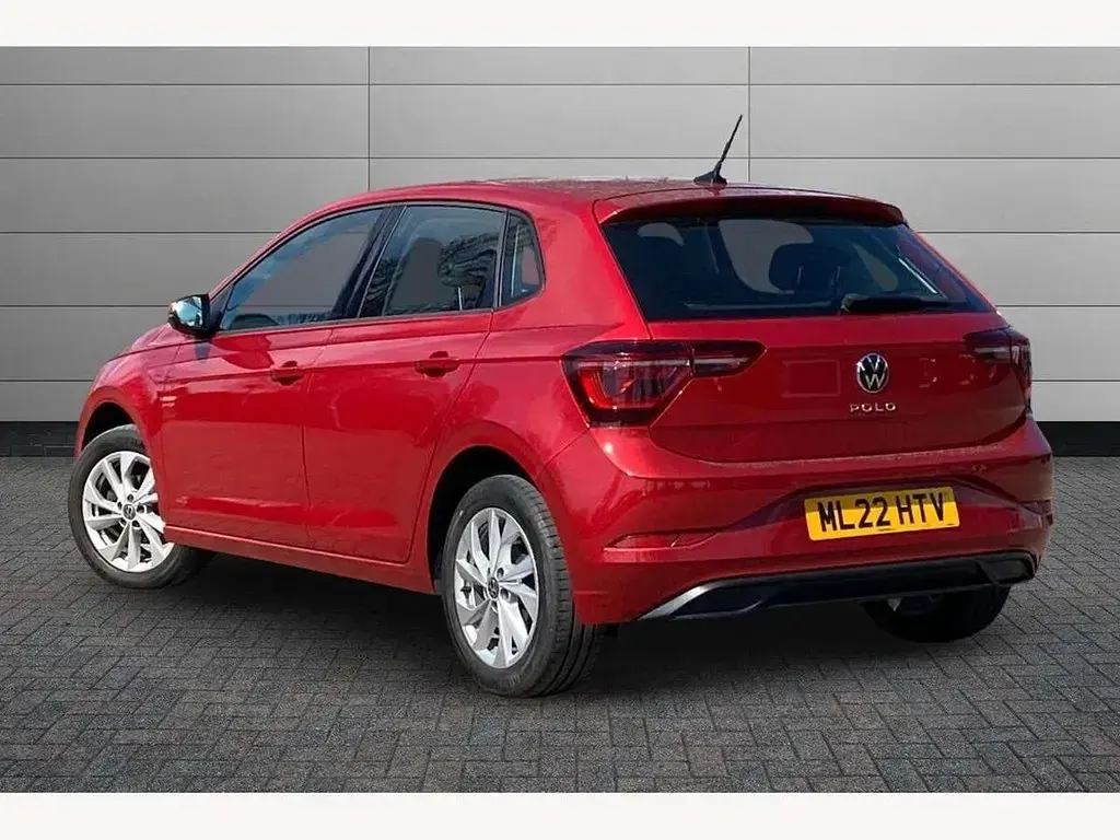 Used VW Polo Style 95 HP (69 kW) 2022 Red Hatchback