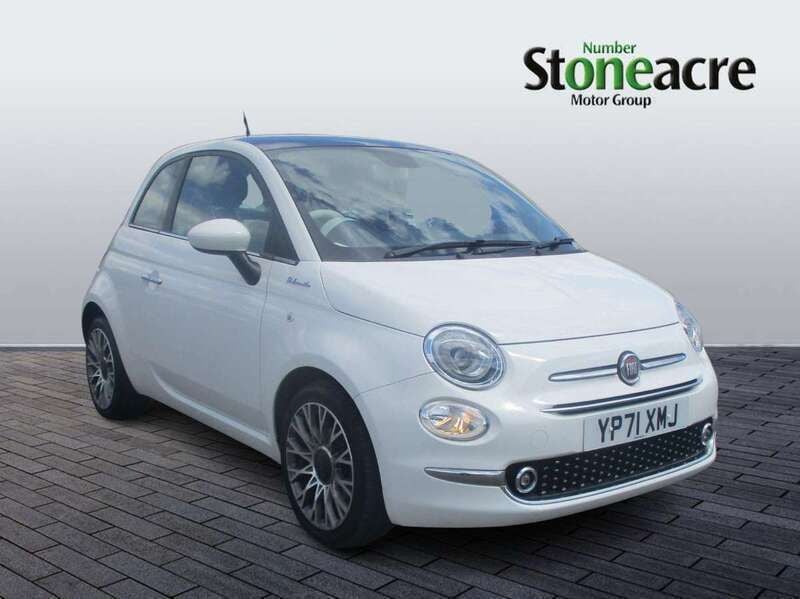 White Used 2021 Fiat 500 Dolcevita Hatchback | £9,495 (Fair price) - Image 1/4