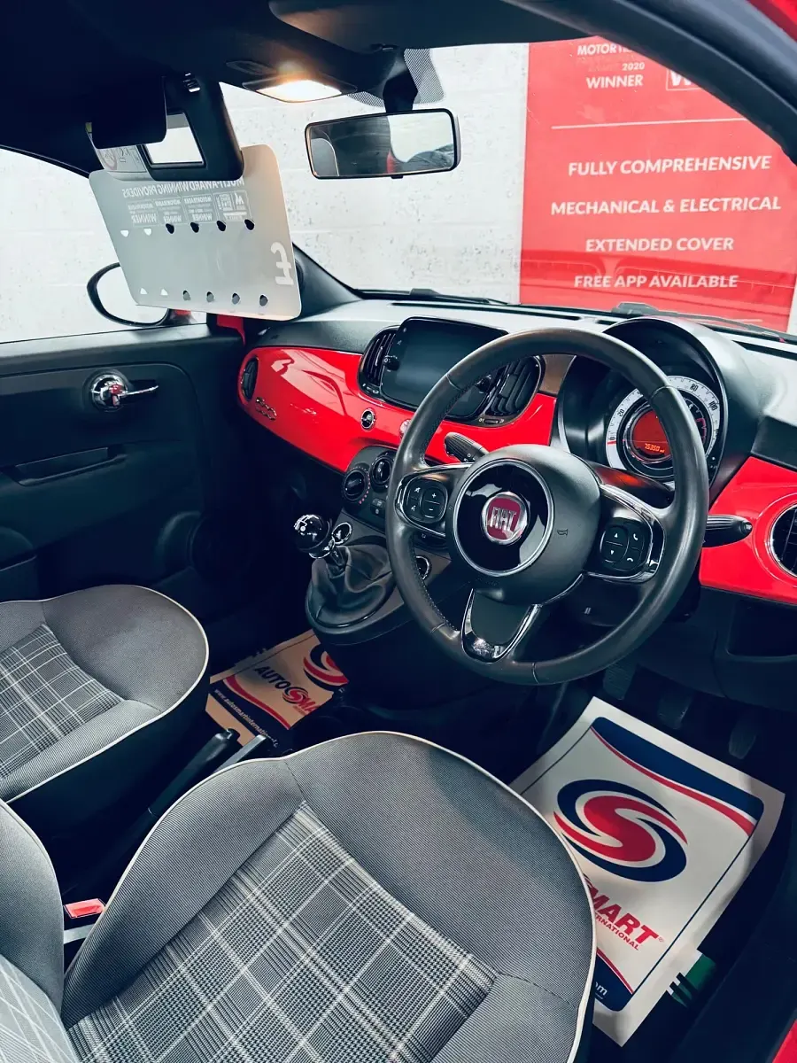 Used Fiat 500 Lounge 69 HP (50 kW) 2019 Pink Hatchback