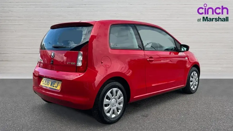 Used Skoda Citigo SE 60 HP (44 kW) 2016 Red Hatchback