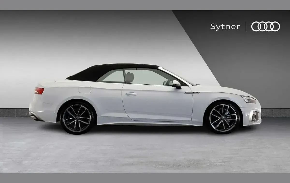 Used Audi A5 Cabriolet S-Line 147 HP (108 kW) 2021 White Cabriolet