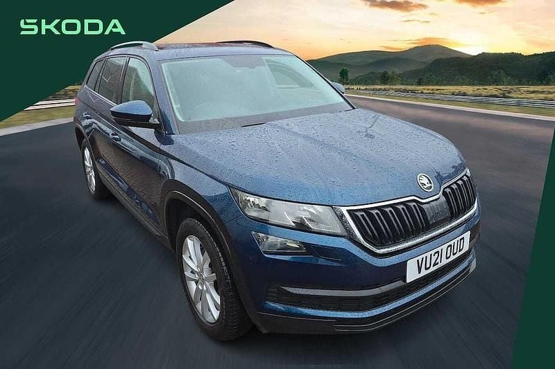 Used Skoda Kodiaq SE 150 HP (110 kW) 2021 Blue SUV
