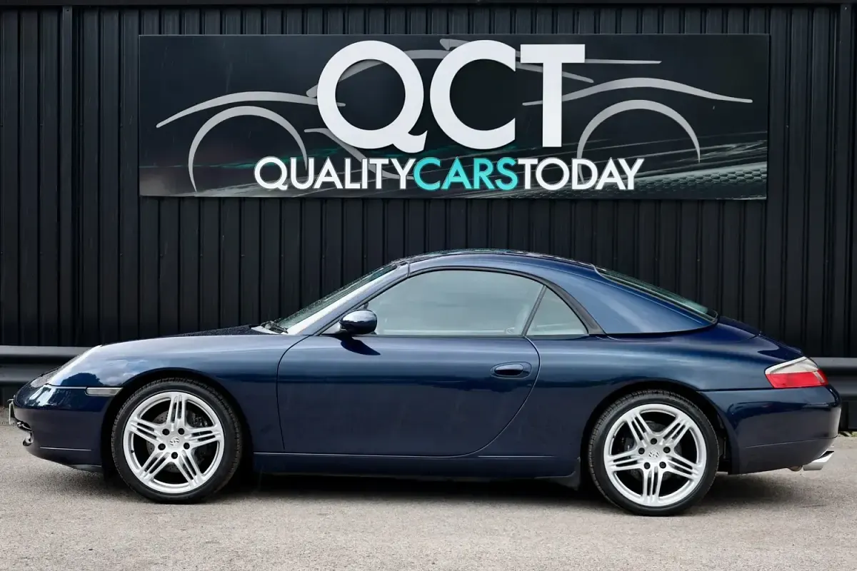 Used Porsche 911 300 HP (220 kW) 2000 Blue Cabriolet