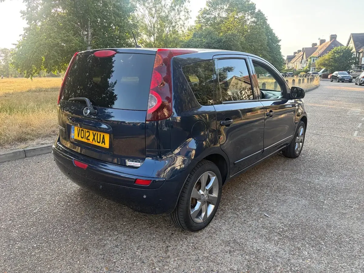 Used Nissan Note N-TEC 2012 Blue Hatchback