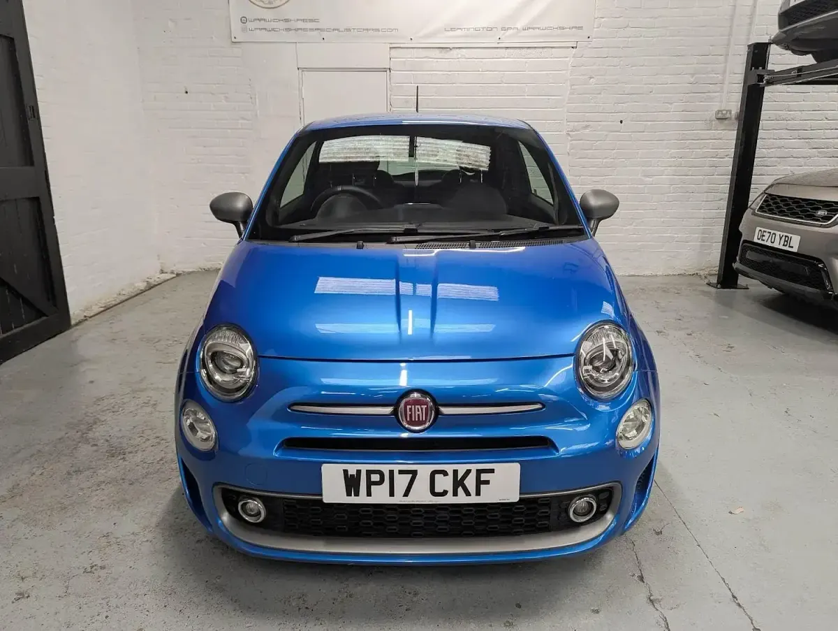 Used Fiat 500 S 69 HP (50 kW) 2017 Blue Hatchback