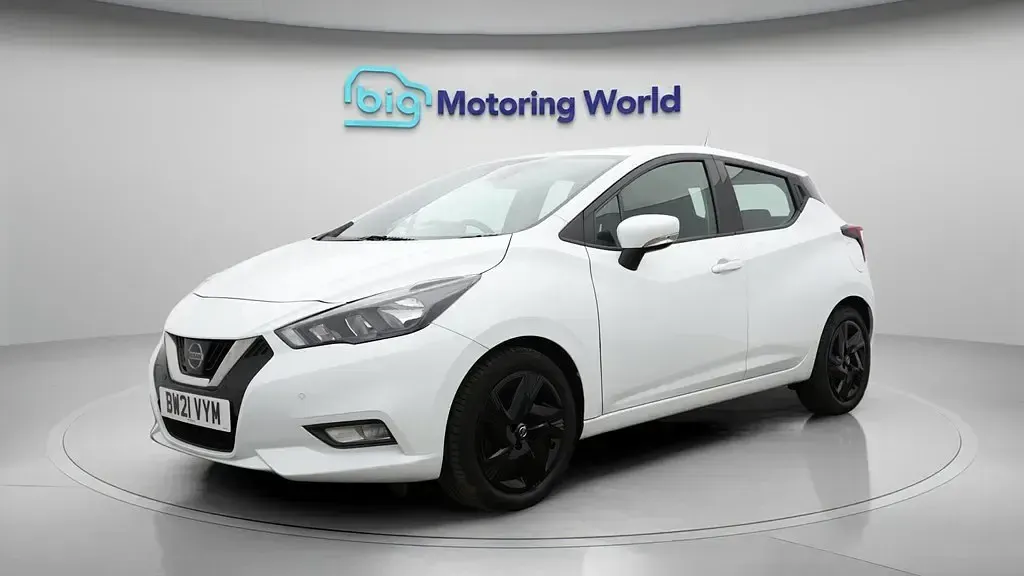 Usado Nissan Micra Acenta 92 CV (67 kW) 2021 Blanco Utilitario