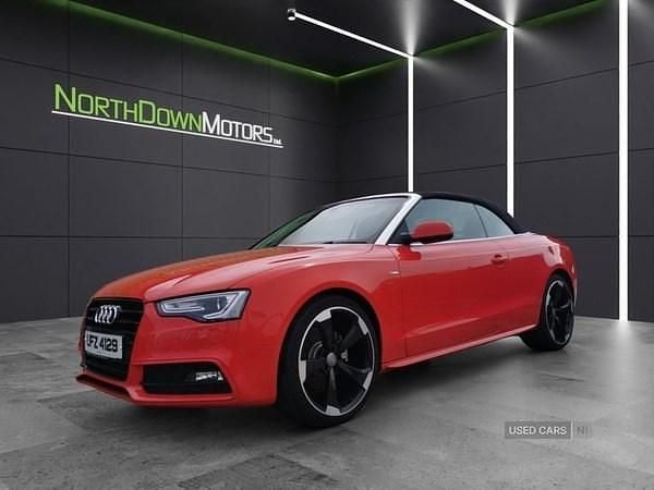 Red Used 2014 Audi A5 Cabriolet S-Line Cabriolet | £9,995 (Fair price) - Image 1/4