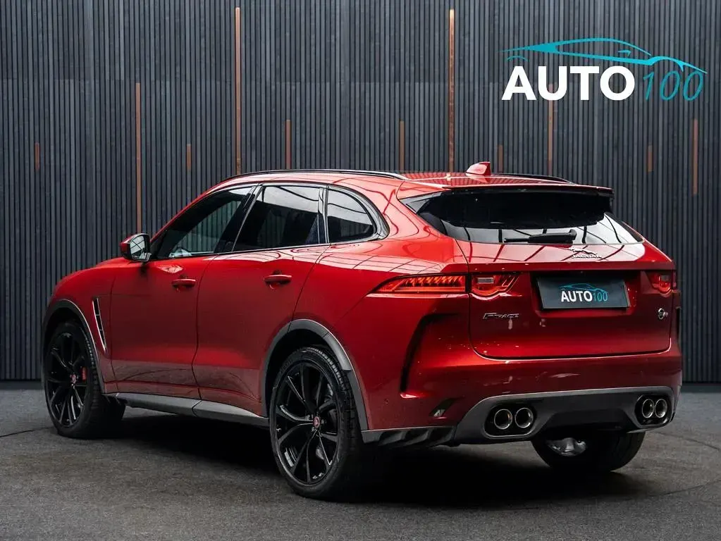 Used Jaguar F-Pace SVR 550 HP (404 kW) 2019 Red SUV