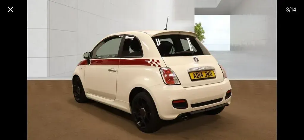 Used Fiat 500 S 105 HP (77 kW) 2015 White Hatchback