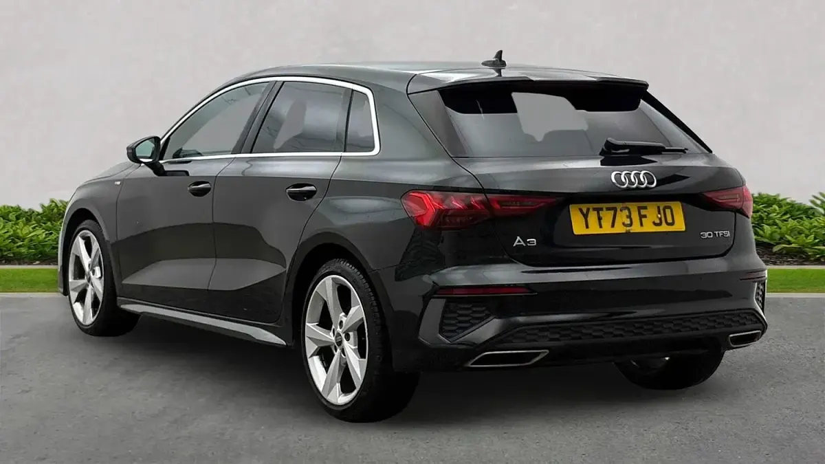 Used Audi A3 Sportback S-Line 110 HP (80 kW) 2023 Black Hatchback