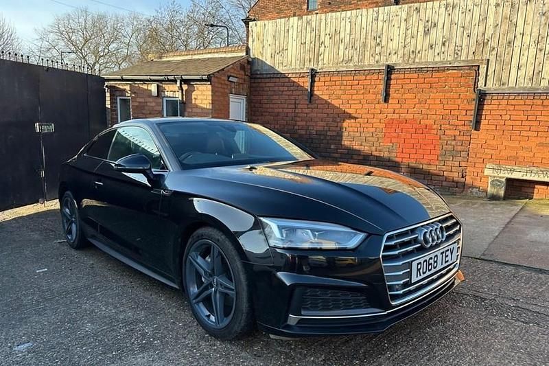 Black Used 2018 Audi A5 S-Line Coupe | £10,490 (Fair price) - Image 1/1