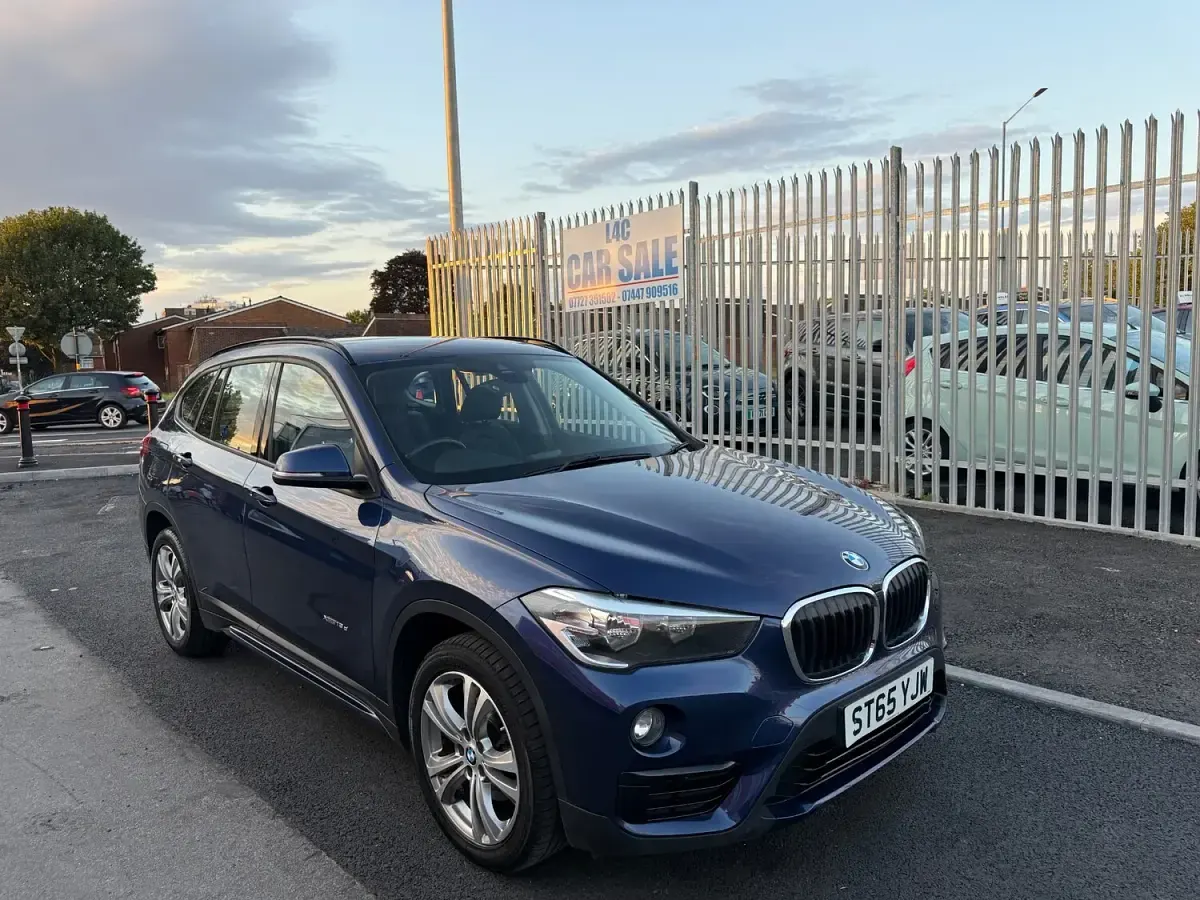Used BMW X1 Sport Line 150 HP (110 kW) 2016 Blue SUV