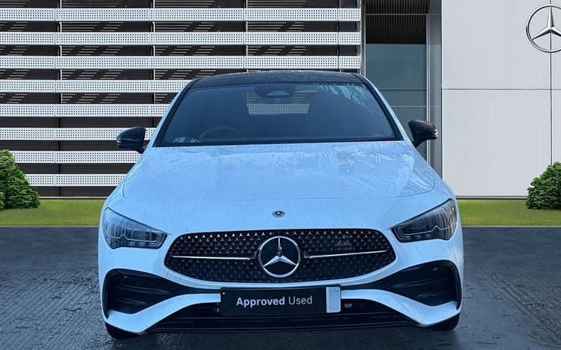 Used Mercedes CLA250e AMG Line Premium Plus 218 HP (160 kW) 2025 White Sedan