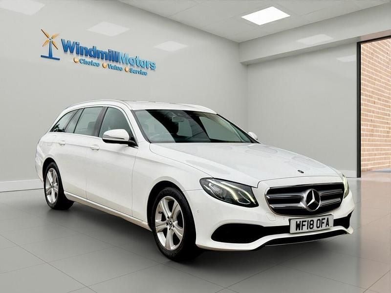 Used Mercedes E220 SE 2018 White Estate