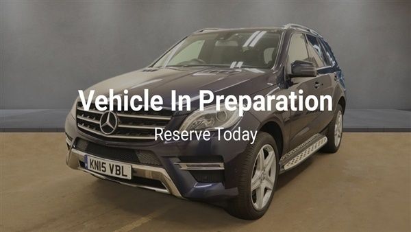 Blue Used 2015 Mercedes ML250 AMG Line Premium SUV | £20,990 (Expensive) - Image 1/1