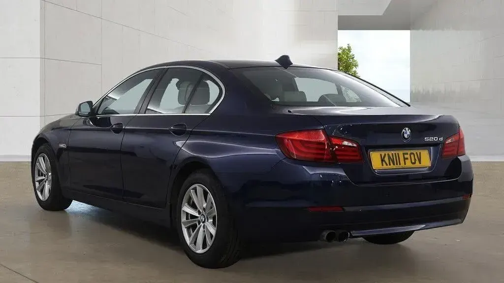 Used BMW 520 Impressive 2011 Blue Sedan