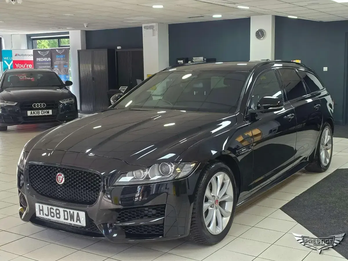Used Jaguar XF Sportbrake R-Sport 2018 Black Estate