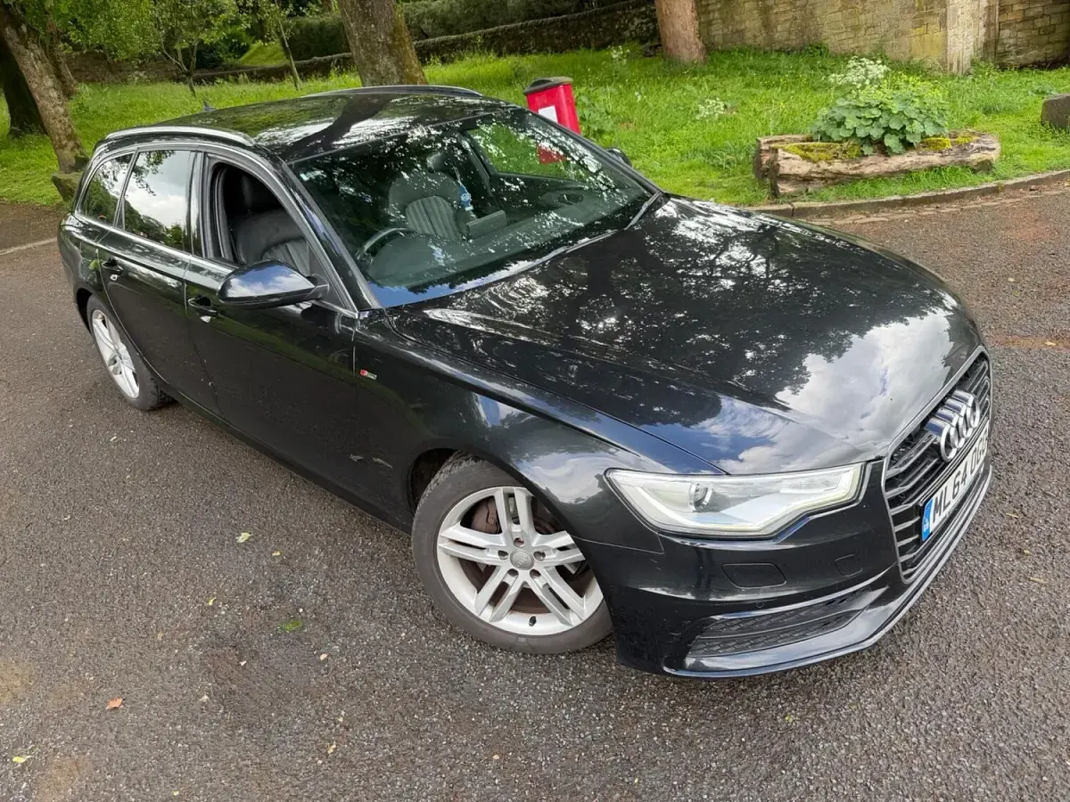 Used Audi A6 S-Line 190 HP (139 kW) 2014 Black Estate