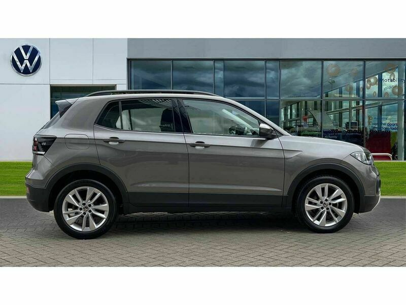 Used VW T-Cross SE 110 HP (80 kW) 2021 Limestone grey metallic  SUV
