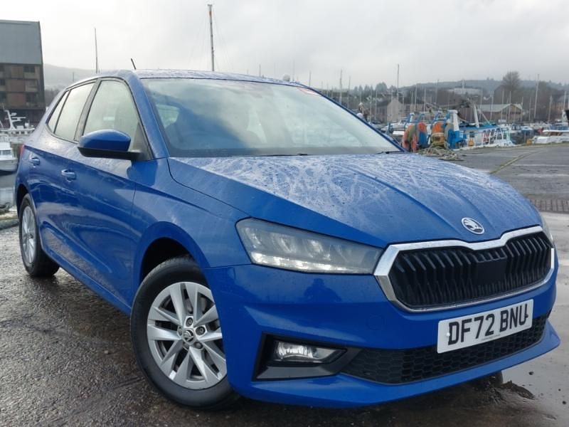 Used Skoda Fabia Comfort 110 HP (80 kW) 2022 Blue Hatchback