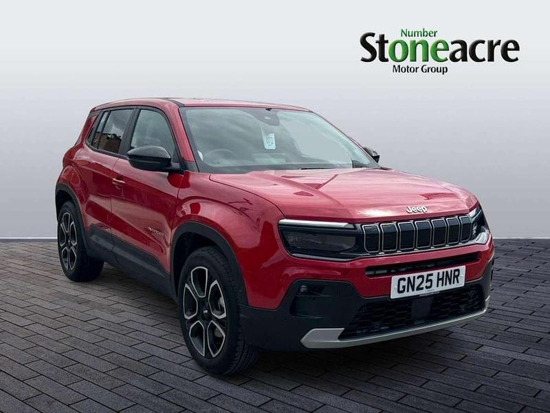 Red New 2025 Jeep Avenger Summit SUV | £23,790 (Fair price) - Image 1/4