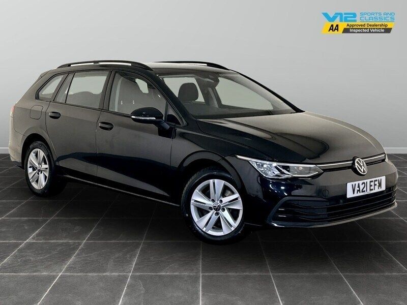 Black Used 2021 VW Golf VIII S Estate | £10,595 - Image 1/2